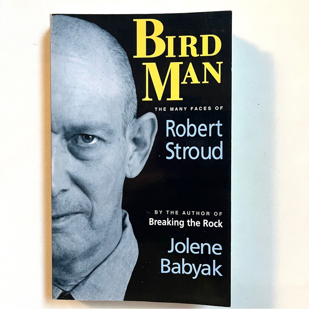 Bird Man :Man Faces of Robert Stroud. Plus! Ticket from Alcatraz. Cool!
